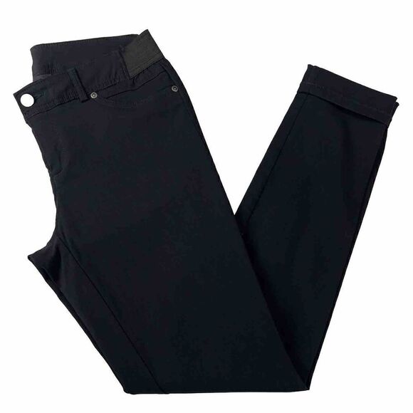 AB Studio Black Slim Leg Stretchy Dress Pants Size 2 - Picture 2 of 10